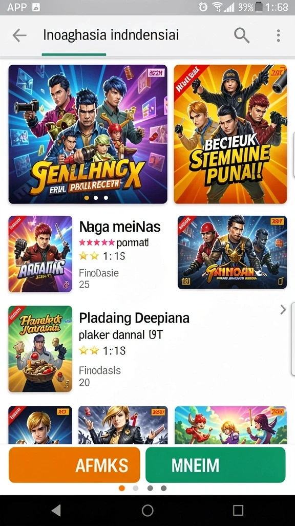 Beragam pilihan permainan menarik dalam aplikasi Panduan Instalasi Aplikasi abc33 di Android.